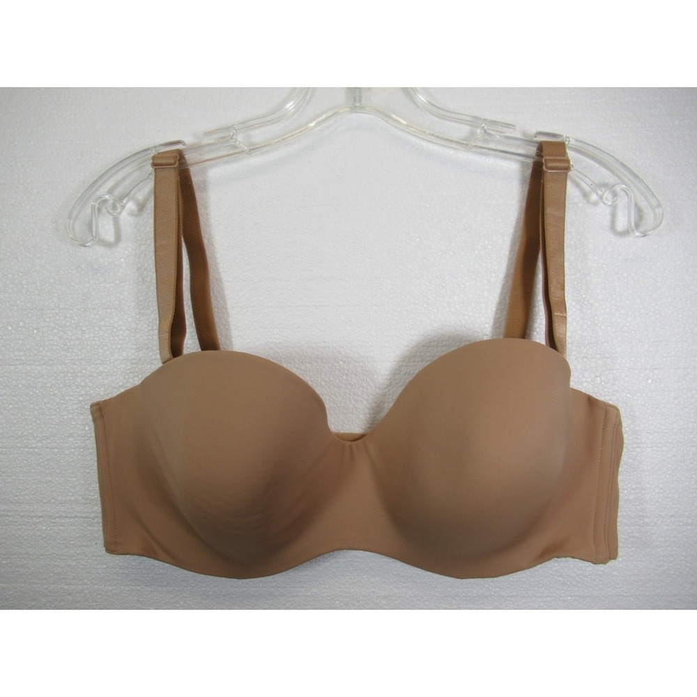 Ambrielle Multiway Strapless Bra 38D Beige Underwire Removable Straps